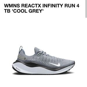 WMNS REACTX INFINITY RUN 4 TB 'COOL GREY'
